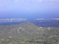 View to Porto Colom from Sant Salvador